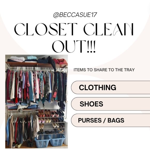 Other - Closet Fire Sale - All Reasonable Offers Accpted!